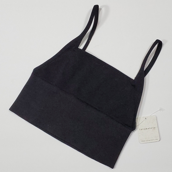 Free People Andi Square Neck Seamless Bra Black MSRP $38 FP084 - Picture 10 of 14